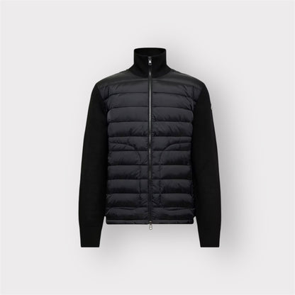 Padded Zip-Up Cardigan