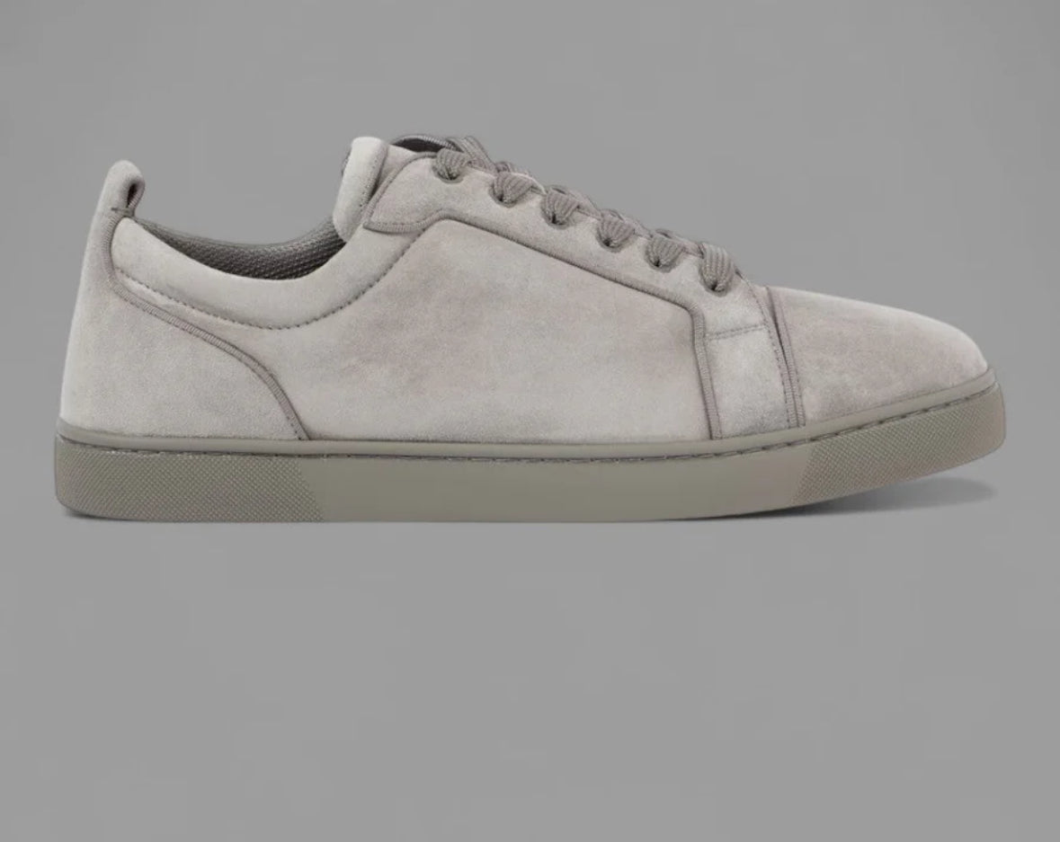 Christian Louboutin Louis Junior Suede Sneakers