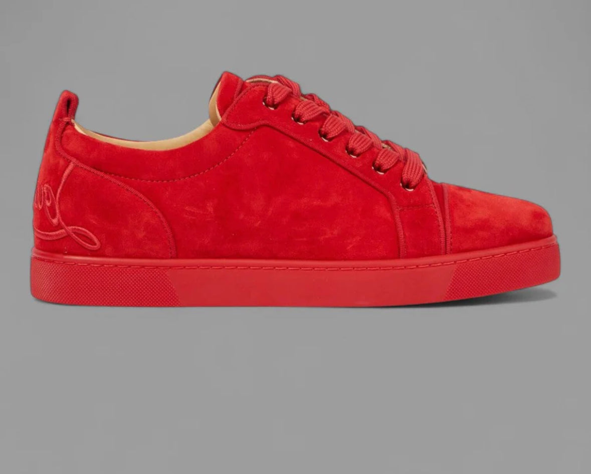 Christian Louboutin Louis Junior Suede Sneakers
